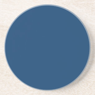 Posavasos personalizado de arenisca azul medianoch