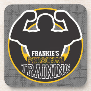 Posavasos Personalizado de fitness de entrenamiento de energ