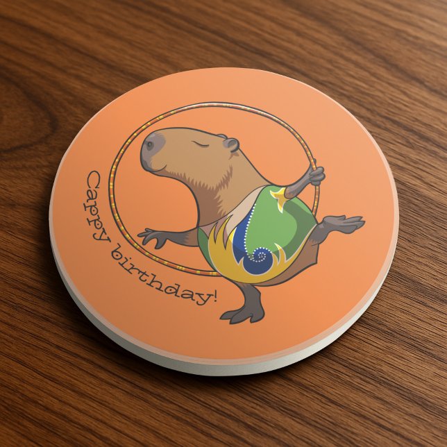 Posavasos Personalizado De Gimnasia Rítmica De Capibara (Subido por el creador)