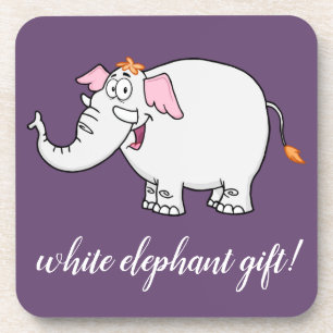 Posavasos Personalizado de intercambio de Elefantes Blancos
