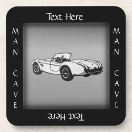 Posavasos Personalizado de la cueva del hombre del coche dep