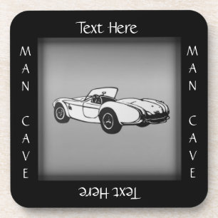 Posavasos Personalizado de la cueva del hombre del coche dep