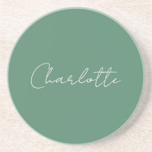 Posavasos Personalizado de Moda Minimalista caligrafía Edici