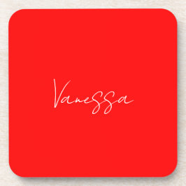 Posavasos Personalizado de nombres de escritura a mano profe