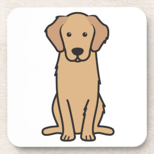 Posavasos Personalizado de perro de Golden Retriever
