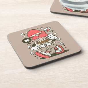 Posavasos Personalizado de personajes de hongos de Guay Pott