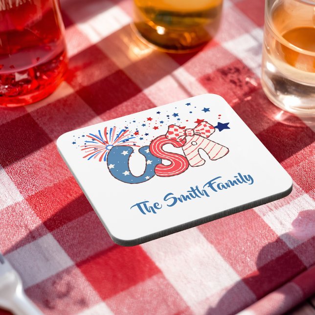 Posavasos personalizado de plástico duro USA (Subido por el creador)