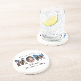 POSAVASOS PERSONALIZADO DÍA DE LA MADRE 3 COLLAGE DE FOTOS