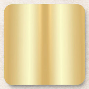 Posavasos Personalizado Glamoroso Gold Look Blank Template M