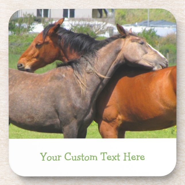Posavasos Personalizado Horse Coasters (Frente)