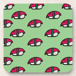 Posavasos Personalizado Kawaii Sushi, Arroz De Pescado Y Beb