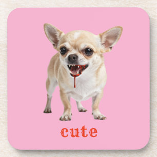 Posavasos Personalizado Lindo Chihuahua Agresivo Asqueroso M