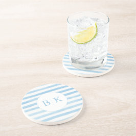 Posavasos Personalizado Monograma escayola de arenisca con r