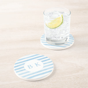 Posavasos Personalizado Monograma escayola de arenisca con r
