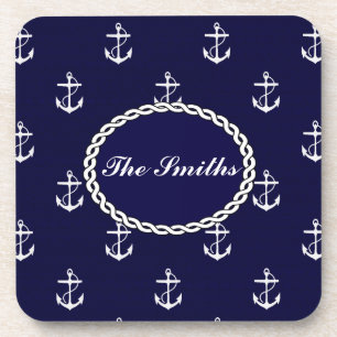 Posavasos Personalizado Náutico de Opus Posh Anchor