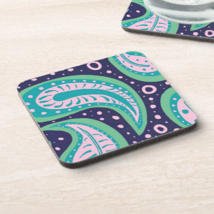 Posavasos Personalizado Paisley Montaña de plástico dura