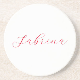 Posavasos Personalizado profesional de nombres de escritura