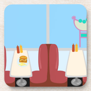 Posavasos Personalizado Retro Cincuenta Diner