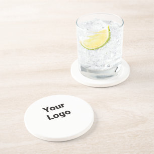 Posavasos Personalizado simple código QR agregar su nombre l