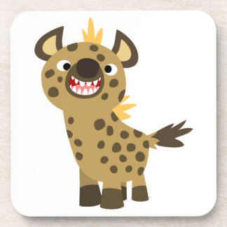 Posavasos Personalizado sonriente lindo Hyena Coasters Set