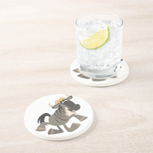 Posavasos Personalizado Tap Dancing Wildebeest Coaster