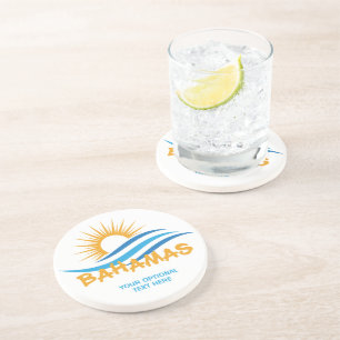 Posavasos Personalizado Textos Bahamas