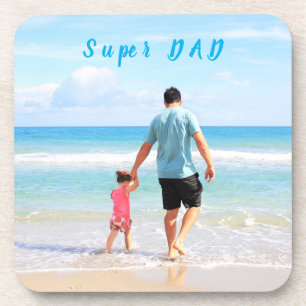 Posavasos Personalizado Tu papá Foto Traje De Pascua - Mejor