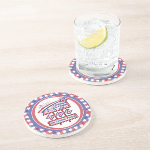 Posavasos Personalizado USA 250–Marquesina Retro Patriótica
