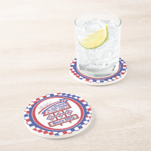 Posavasos Personalizado USA 250–Marquesina Retro Patriótica