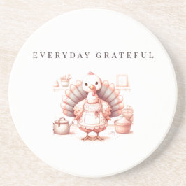 Posavasos personalizados de Acción de Gracias, dec