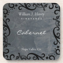 Personalizar La Slate Y El Vino De Desplazamiento