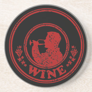 Posavasos Personalizar Wood and Wine Coaster