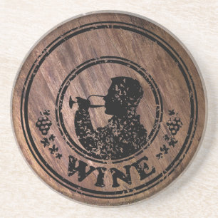 Posavasos Personalizar Wood and Wine Coaster