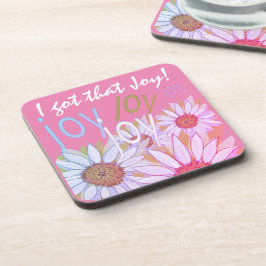 Posavasos Personalize Daisy: Alegría floral, Alegría, Alegrí