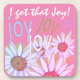 Posavasos Personalize Daisy: Alegría floral, Alegría, Alegrí