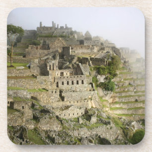 Posavasos Perú, Machu Picchu. La antigua ciudadela de Machu