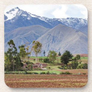 Posavasos Perú, Maras. Paisaje sobre el Valle Sagrado