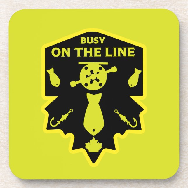 Posavasos Pesca con mosca Canadá (Frente)