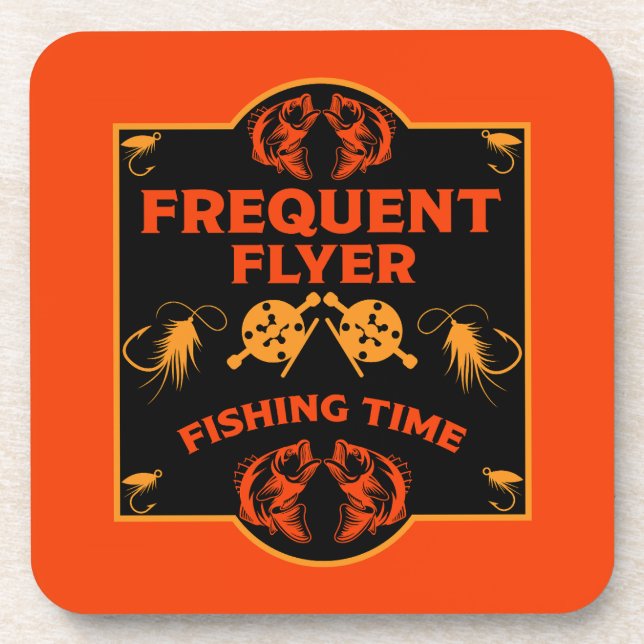 Posavasos Pesca con mosca Canadá (Frente)