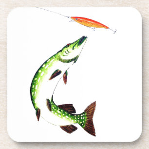 Posavasos Pesca de cerco y pesca con mosca