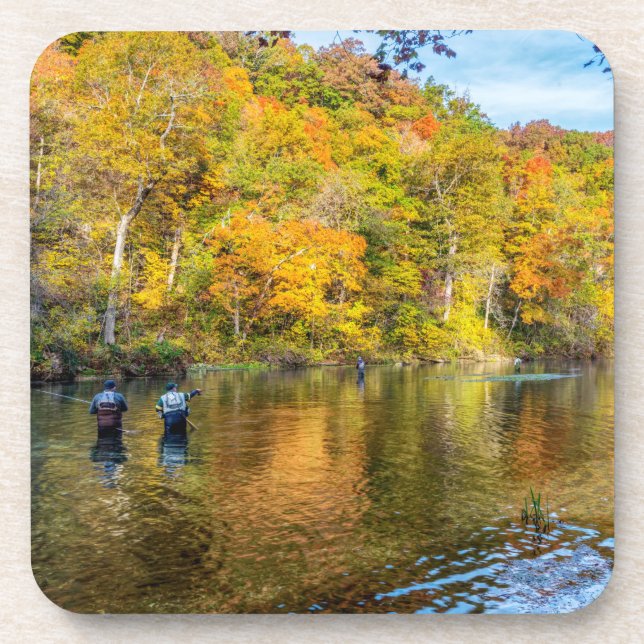 Posavasos Pesca de otoño de Bennett Spring (Frente)