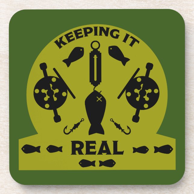 Posavasos Pesca de río salvaje (Frente)