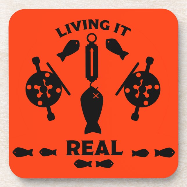 Posavasos Pesca de salmón salvaje (Frente)