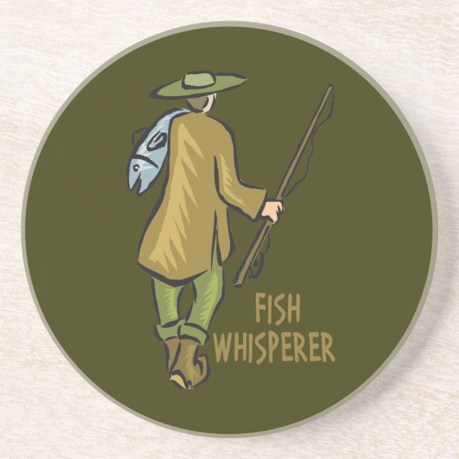 Posavasos Pesca de susurros (Frente)