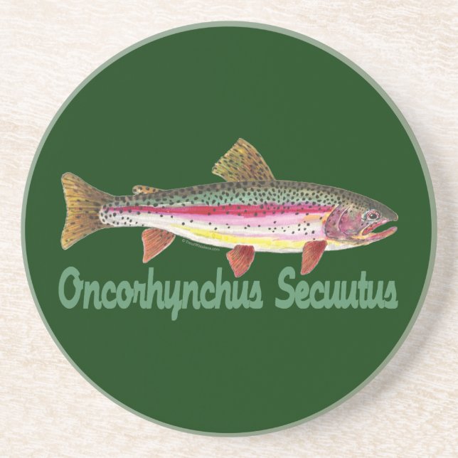 Posavasos Pesca de trucha (Frente)
