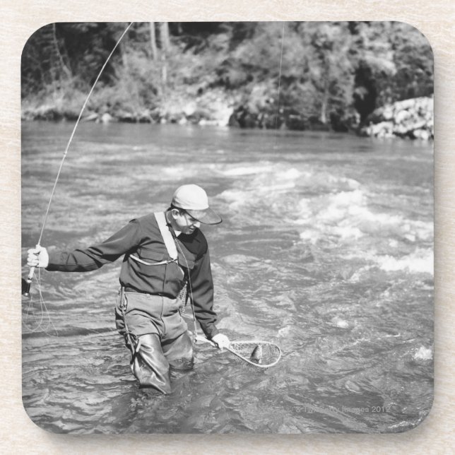 Posavasos Pesca del hombre (Frente)