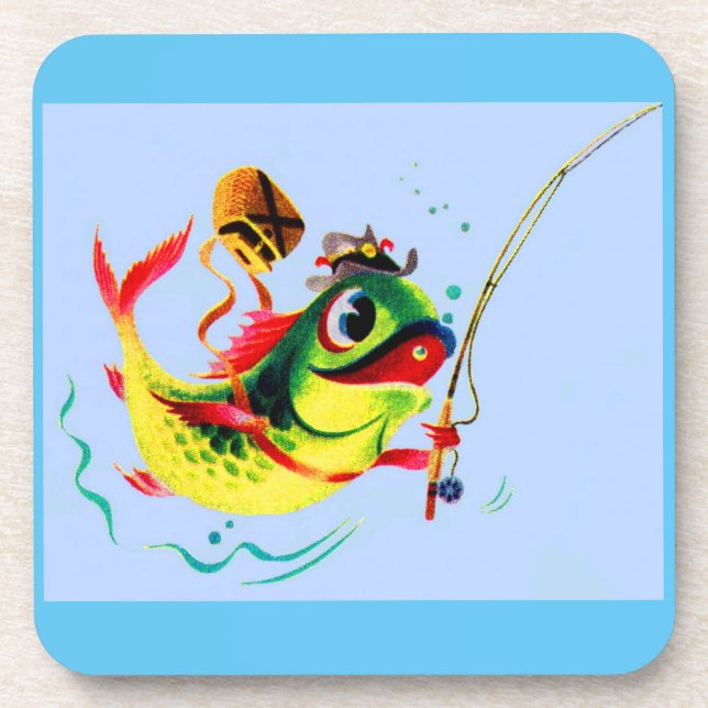 Posavasos Pescado de los años 1940 (Frente)