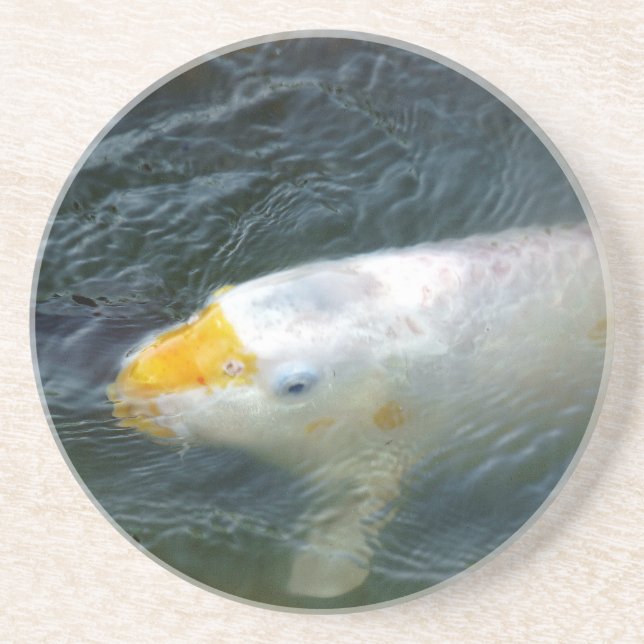 Posavasos Pescado de oro en el lago (Frente)