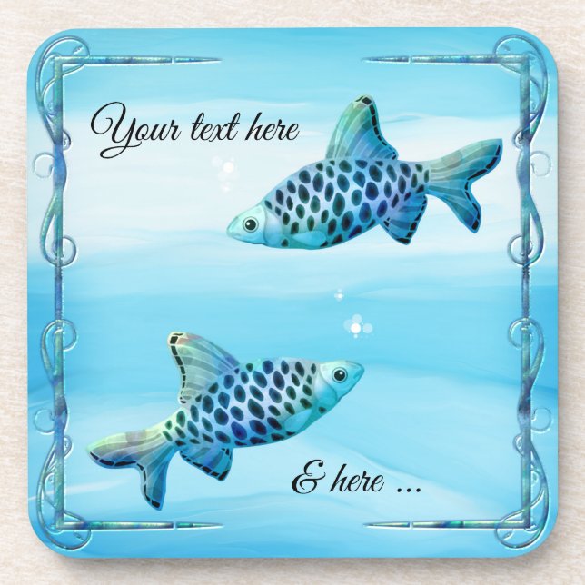 Posavasos Pescado Pisos Fantasy Water World Coasters (Frente)
