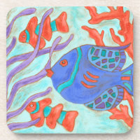Pescado pop-coloreado